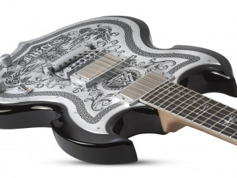 Wylde Audio IronWorks Barbarian: nueva guitarra con tapa metálica estilo Zemaitis diseñada por Zakk Wylde