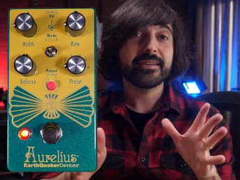 Earthquaker Devices Aurelius: Chorus, Vibrato y Rotary en un solo pedal y con memorias