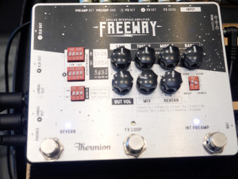 Thermion en Guitar Summit 2023: Freeway, pedal de guitarra que sirve como previo, interfaz USB y Cab Sim