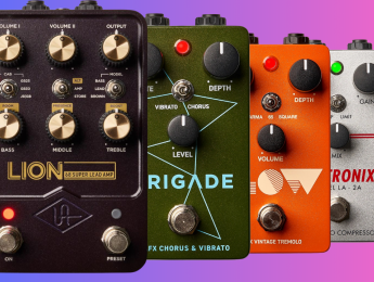 UAFX Lion '68 Super Lead, Teletronix LA-2A, Flow Tremolo y Brigade Chorus, 4 nuevos pedales de Universal Audio