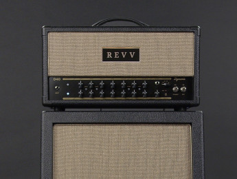 Revv Dynamis D40, cabezal a válvulas con Bluetooth, USB, MIDI, IRs, y caja de carga reactiva de Two Notes