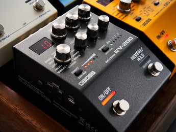 Boss RV-200, nuevo pedal de reverberación que estrena el modo ArpVerb