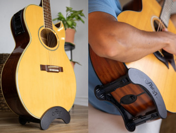 Fret37 S1, un accesorio que permite incorporar el soporte a tu guitarra española o acústica