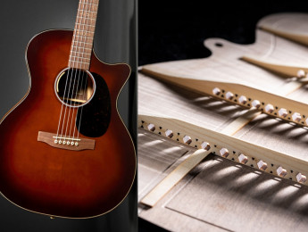 La acústica Martin GPCE Inception Maple estrena un innovador diseño de refuerzos y canales sónicos