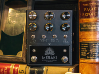Walrus Audio Meraki, un delay analógico, estéreo y con MIDI con 8 chips Bucket Brigade