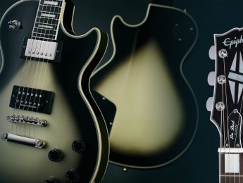 Epiphone Adam Jones 1979 Les Paul Custom, con pala Open Book y humbucker Gibson Custombucker