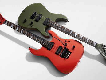 Jackson American Series Soloist SL2MG y SL2HTMG con pastillas EMG, trastes de acero, y vibrato o puente fijo