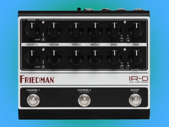 Friedman IR-D Preamp, un pedal que combina el previo a válvulas de los amplis Dirty Shirley y Twin Sister