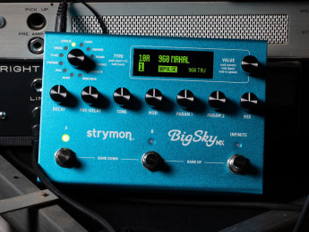 El actualizado Strymon BigSky MX trae nuevos algoritmos, dos reverbs al mismo tiempo, y respuestas a impulsos