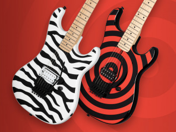 Kramer Pacer Wild Zebra y 84 Red Bullseye, reedición de dos guitarras de la era dorada del shred