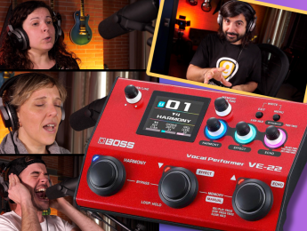 Boss VE-22, pedalera multiefectos para vocalistas con corrección de afinación