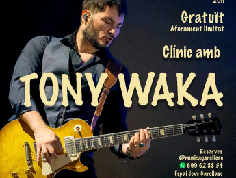 Masterclass gratuita de guitarra con Tony Waka en Barcelona