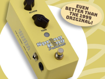 Danelectro Spring King Junior, una versión mini del clásico pedal de reverb con autentico tanque de muelles