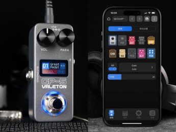 Valeton GP-5, un mini pedal que combina multiefectos, carga de archivos NAM e IRs, y caja de ritmos