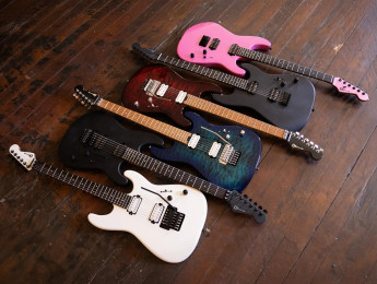 Charvel Pro-Mod Plus San Dimas, 6 guitarras con Floyd Rose o puente fijo, y dos humbuckers Seymour Duncan