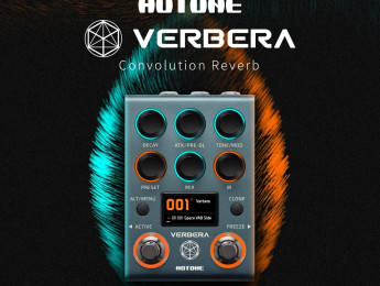 Hotone Verbera, una reverb de convolución con IRs de entornos reales, y capaz de clonar otros pedales