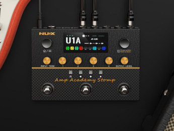 Nux Amp Academy Stomp: una pedalera con modelado de amplis y efectos, IRs, y cargador de archivos NAM