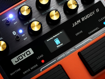 Joyo Jam Buddy II: la segunda versión de este pedal-ampli incorpora pantalla y emulaciones digitales