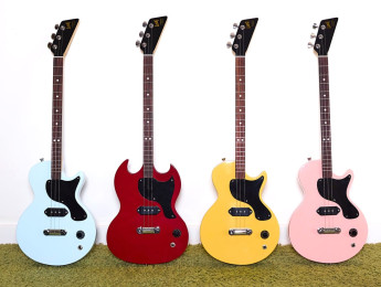 Gibson y Loog anuncian mini-guitarras eléctricas SG y Les Paul de tres cuerdas para niños