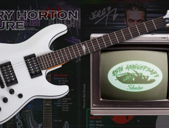 La Schecter C-1 Jerry Horton 25th Anniversary conmemora los 25 años del álbum Infest de Papa Roach