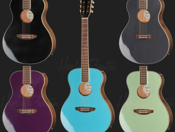 Harley Benton CLF-50E: una asequible guitarra acústica parlor disponible en 5 llamativos acabados metalizados