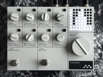 Mentha Works Monk Echo: exuberante y creativo pedal de delay y reverb con caracter de voces corales