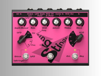 El Behringer Ring Stinger es un nuevo clon, esta vez del famoso modulador en anillo y fuzz de los 90
