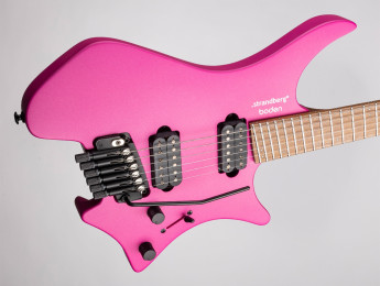 Strandberg Boden Standard N2.6T, ahora con el nuevo vibrato Arc TILT N2, y acabados metalizados negro o fucsia