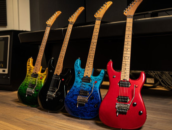 EVH 5150 DX QM y 5150 DX: 2 Super Strat con Kill Switch, Floyd Rose con D-Tuna y mástil de arce tostado