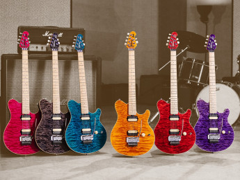 Ernie Ball Music Man celebra el 30 aniversario de la Axis con una edición limitada en 6 acabados