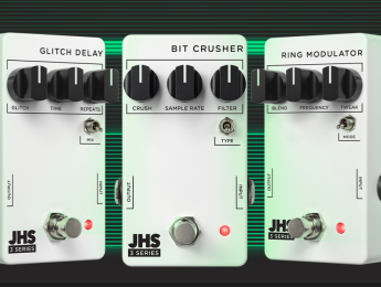 JHS se ponen psicodélicos con los nuevos 3 Series Glitch Delay, Bit Crusher y Ring Modulator