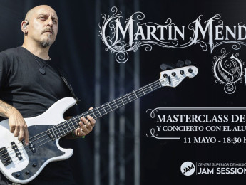 Masterclass y concierto de Martín Mendez (Opeth), el 11 de mayo en Barcelona