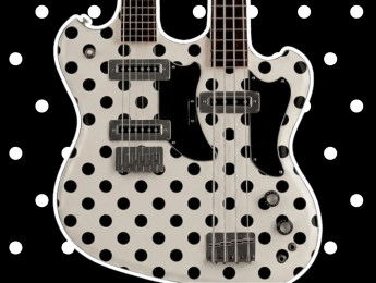 Ya tardaban: Eastwood Microtonal Doubleneck 4/6, la guitarra planeada junto a Angine de Poitrine
