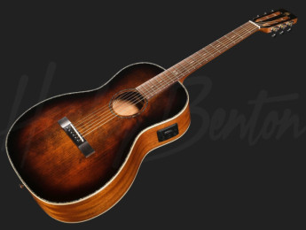 Harley Benton amplía su catálogo de guitarras para zurdos con la electro-acústica CLP-12SM BRS LH