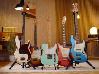 Harley Benton convierte en realidad las guitarras con acabado envejecido que adelantó en el Guitar Summit 2024