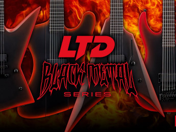 LTD Black Metal: seis guitarras para metal extremo con una M-6 de escala 30" y Evertune como gran protagonista