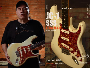 De la Fender Custom Shop a una marca china: John Cruz presenta la Farida JC-1 tipo Strat