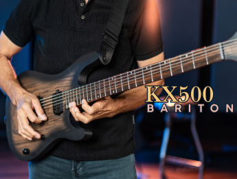 Cort se suma a la tendencia de las guitarras barítono con la nueva KX500 Baritone de 6 cuerdas y escala de 28"