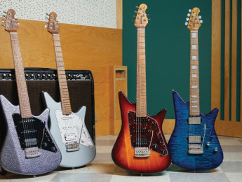 Music Man amplía la Albert Lee signature con una version HSS, y una HH Malibu Burst en edición limitada