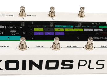 Judahs Koinos PLS 8, switcher de loops y controlador MIDI con pantalla táctil