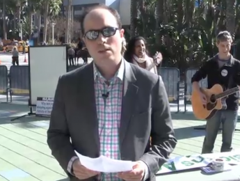 Protesta contra la tala ilegal ante el NAMM Show