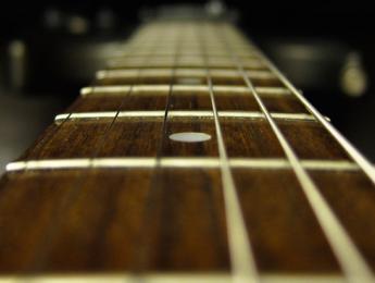 La escala de la guitarra