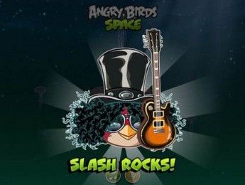 Slash pondrá música al nuevo Angry Birds Space