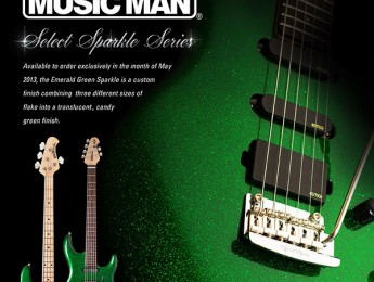 Nuevo acabado Music Man Emerald Green Sparkle