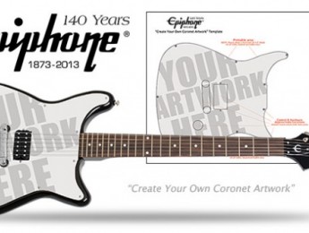 Epiphone pone en marcha un concurso en el que puedes diseñar y ganar una guitarra Coronet