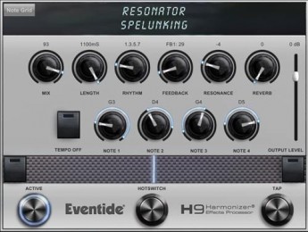 Resonator: actualización gratuita para el H9 de Eventide