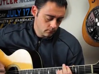 Precioso arreglo de Cliffs of Dover para guitarra acústica