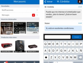 La app de Mercasonic se renueva