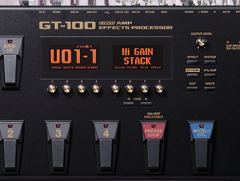 Actualización de la pedalera Boss GT-100 a la versión 2.02