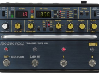 Korg relanza el SDD-3000 digital delay en formato pedal programable
